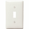 Hubbell Wiring 1-Gang White Toggle Wall Plate