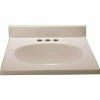 Premier 25 In. X 22 In. Vanity Top Cultured Marble In White