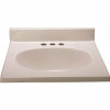 Premier 37 In. X 22 In. Custom Vanity Top Sink In Solid White