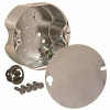 Raco 4 In. Round Ceiling Rated Box 1-1/2 In. Deep With Five 1/2 In. Ko's