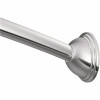 Moen 54 In. - 72 In. Adjustable Length Curved Shower Rod In Chrome