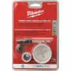 Milwaukee Hole Saw Door Lock Installation Kit (4-Piece)