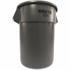 Rubbermaid Commercial Products 33.2 In. H, 26.4 In. Dia 55 Gal. Capacity Round Gray Waste Container