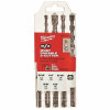 Milwaukee 2-Cutter Sds-Plus Carbide Hammer Drill Bit Set (5-Piece)