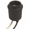 Leviton Rubber Weatherproof Outdoor Light Socket For Medium Base Incandescent Bulbs