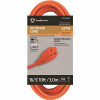 Southwire 10 Ft. 16/3 Vinyl Outdoor Sjtw Extension Cord, Orange