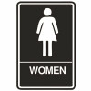 Hy-Ko 6 In. X 9 In. Braille Ada Approved Women's Restroom Sign