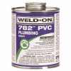 Ips Corporation Weld On 782 Heavy-Bodied Pvc Cement, Clear, Pint