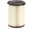 Ridgid 1-Layer Standard Pleated Paper Filter For Most 5 Gal. And Larger Ridgid Wet/Dry Shop Vacuums