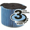 RIDGID Fine Dust Pleated Paper Shop Vacuum Filter Replacement for Most 3-4.5 Gallon RIDGID Wet Dry Vacs (1-Pack)