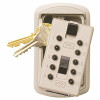 Kidde Mounted 2-Key Box With Pushbutton Combination Lock, Clay