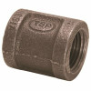 Proplus 1 In. X 1/2 In. Black Malleable Reducing Coupling