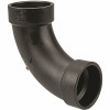 NIBCO 1-1/2 in. ABS DWV 90-Degree Hub x Hub Long-Turn Elbow