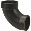 Nibco 2 In. Abs Dwv 90-Degree Spigot X Hub Elbow