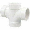 Nibco 4 In. X 4 In. X 3 In. X 3 In. Pvc Dwv Hub Double Sanitary Tee