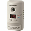 Plug-In, 2-In-1 Carbon Monoxide And Natural Gas Detector Digital Display, 9V Battery Backup, Microprocessor Intelligence