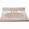 Premier 37 In. X 19 In. Custom Vanity Top Sink In Solid White