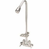 Proplus 2-Handle 1-Spray 1-3/4 In. Utility Showerhead Shower Faucet In Chrome