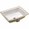 Kohler Archer Vitreous China Undermount Bathroom Sink In White With Overflow Drain