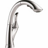 Delta Linden Single-Handle Pull-Out Sprayer Kitchen Faucet With Multi-Flow And High Arc Waterfall Spout In Chrome