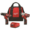 M12 12-Volt Lithium-Ion Cordless Drill Driver/Impact Driver Combo Kit W/ Two 1.5Ah Batteries, Charger Tool Bag (2-Tool)