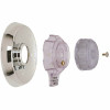 1-Handle Tub And Shower Faucet Trim Kit For Mixet Non-Pressure Balanced Valves In Chrome/Clear (Valve Not Included)