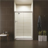 Kohler Fluence 47-5/8 In. X 70-5/16 In. Semi-Frameless Sliding Shower Door In Bright Polished Silver With Handle