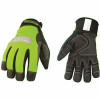 Youngstown Glove Company X-Large Safety Lime Waterproof Winter Gloves