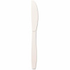 Dixie Medium Weight Polystyrene Knives, White, 1000 Per Case