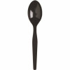 Dixie Ultra Smartstock Series-O Medium-Weight Black Disposable Polystyrene Plastic Combo Spoons, Utensils(960 Per Case)