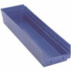 Quantum Storage Systems Qsb106Bl 6-5/8 In. Economy Shelf Bin, Blue (4-Pack)