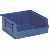 Quantum Storage Systems Stack And Hang Bin, 10-7/8 In. X 11 X 5 In., Blue
