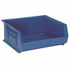 Quantum Storage Systems Stack And Hang Bin, 14-3/4 In. X 16-1/2 In. X 7 In., Blue