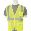 Erb S363P Lg Hi Viz Lime Economy Poly Mesh Safety Vest