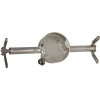 Raco Retro-Brace With 4 In. Round Ceiling Rated Pan, 1-1/2 In. Deep With 1/2 In. Ko's
