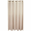 Hookless 71 In. X 74 In. Beige Plain Weave Polyester Shower Curtain