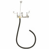 T&S Wall-Mounted Service Sink Faucet With 8 In. Centers, 4 In. Wrist Handles, And Vacuum Breaker Spout