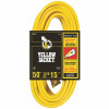 Yellow Jacket 50 Ft. 12/3 Sjtw Premium Outdoor Heavy-Duty Extension Cord With Power Light Plug