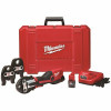 Milwaukee M12 12-Volt Lithium-Ion Force Logic Cordless Press Tool Kit (3 Jaws Included) With Two 1.5 Ah Battery And Hard Case