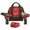 M12 12-Volt Lithium-Ion Cordless Hammer Drill/Impact Driver Combo Kit (2-Tool) With (2) 1.5Ah Batteries, Charger & Bag