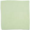Rubbermaid Commercial Products 16 In. X 16 In. Green Light Commercial Microfiber Cloth (24 Towels/Bag)