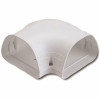 Rectorseal 4-1/2 In. 90-Degree Flat Elbow In White (6 Per Carton)