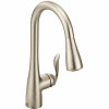 Moen Arbor Single-Handle Pull-Down Sprayer Kitchen Faucet With Power Boost In Spot Resist Stainless