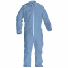 Kleenguard A65 Xl Flame Resistant Coveralls Zip Front Open Wrists And Ankles Ansi Sizing Anti-Static Blue (25/Case)