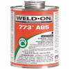 Weld-On Weld-On 773 Abs Solvent Cement, Black, Low Voc, High Strength, Medium Bodied, Fast Setting, 1/4 Pint (4 Fl. Oz.)