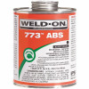 Weld-On 773 Abs Solvent Cement, Black, Low Voc, High Strength, Medium Bodied, Fast Setting, 1 Quart (32 Fl. Oz.)