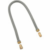 Watts Stainless Steel With Pvc Coating Outdoor Lp Gas Connector, 5/8 In. Od, 1/2 In. Id, 1/2 In. Mnpt X 1/2 In. Fnpt, 36 In.