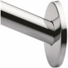 Moen 58.4 In. Curved Shower Rod In Polished Stainless Steel