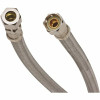 3/8 In. Compression X 3/8 In. Od Copper Tubing Coupling Fitting X 16 In. L Braided Stainless Steel Faucet Connector