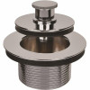 Ips Corporation Ips Push-Pull Bathtub Stopper, 1-1/4 In., 16 Tpi In Polished Chrome